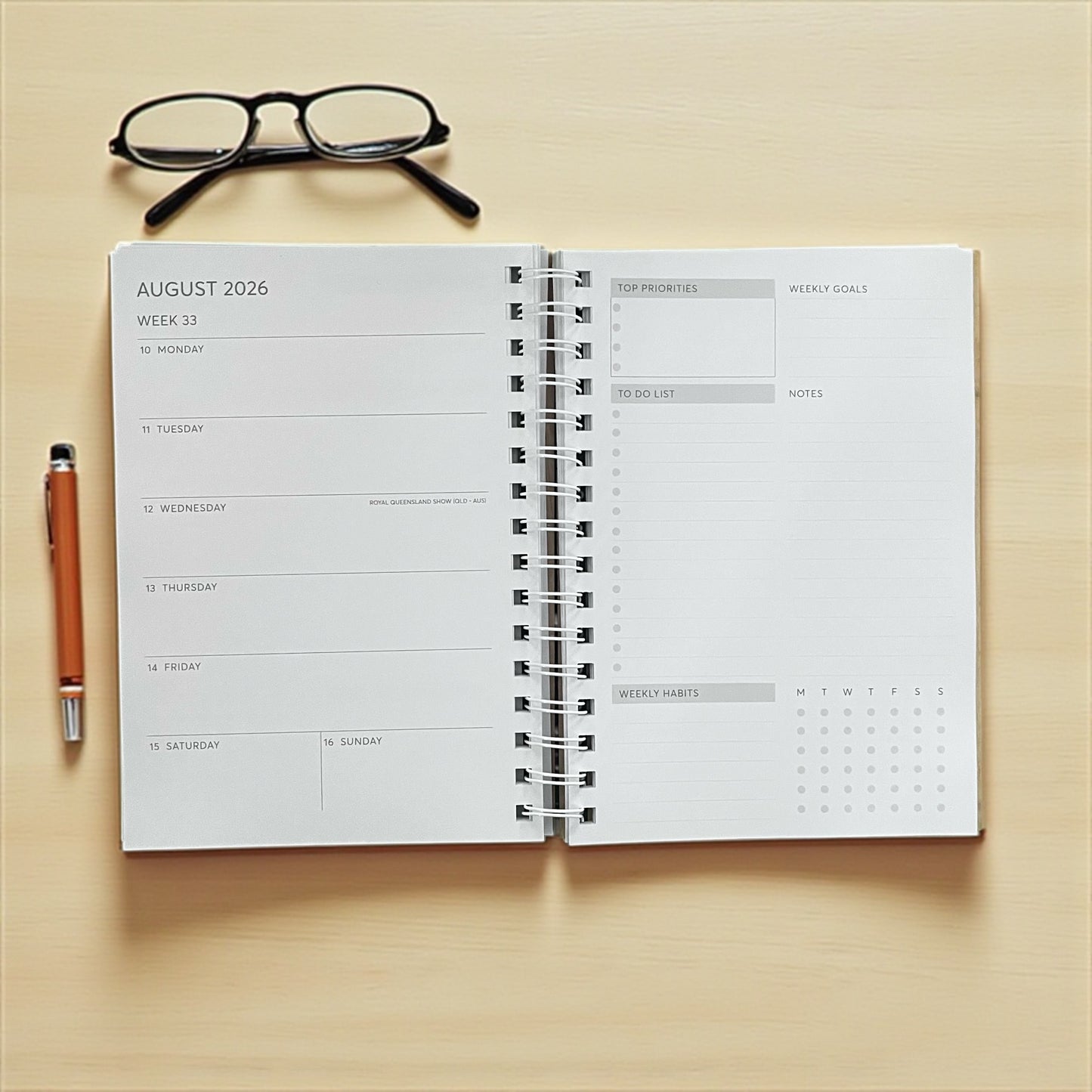 Lavender Bunch Cut Out Cover Notebook