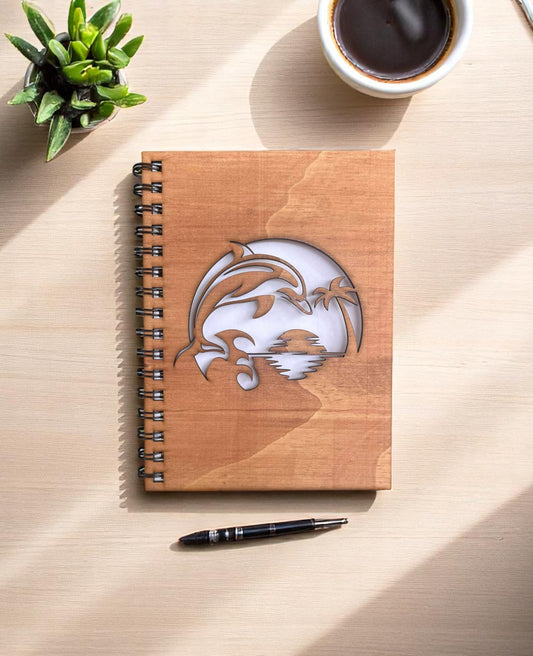 Dolphin Cut Out Cover Diary