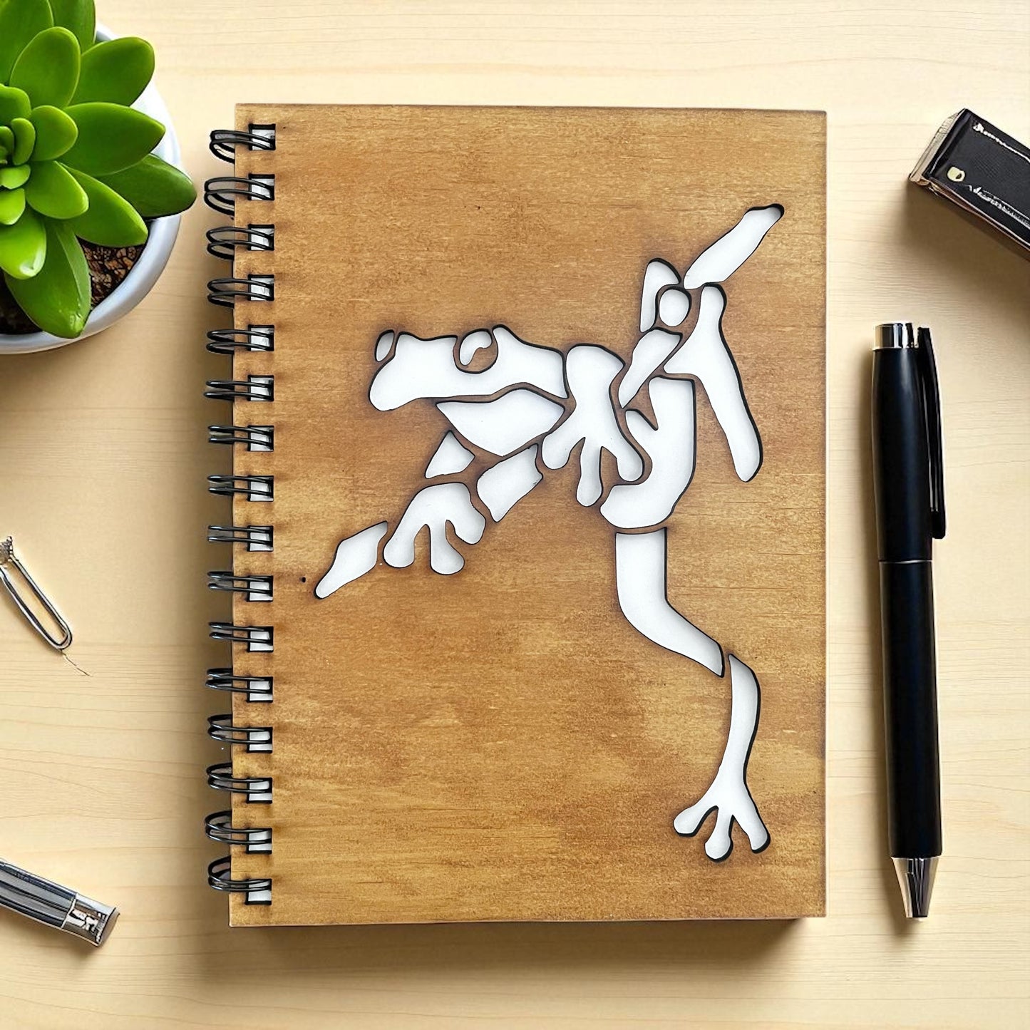 Frog Cut Out Cover Diary