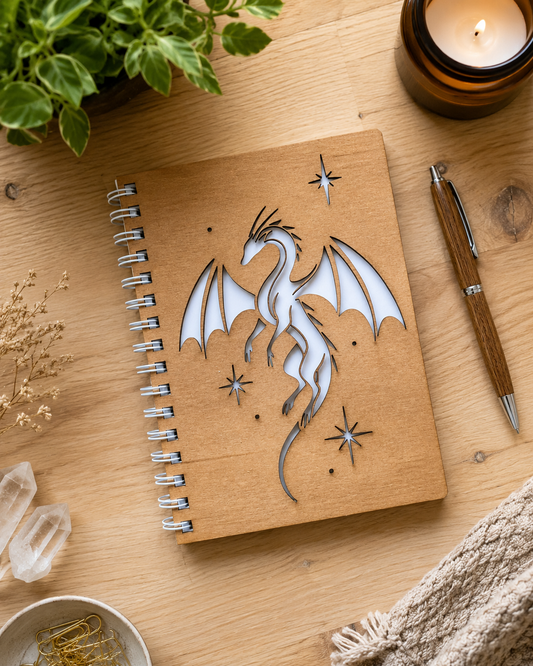 Dragon Cut Out Cover Notebook