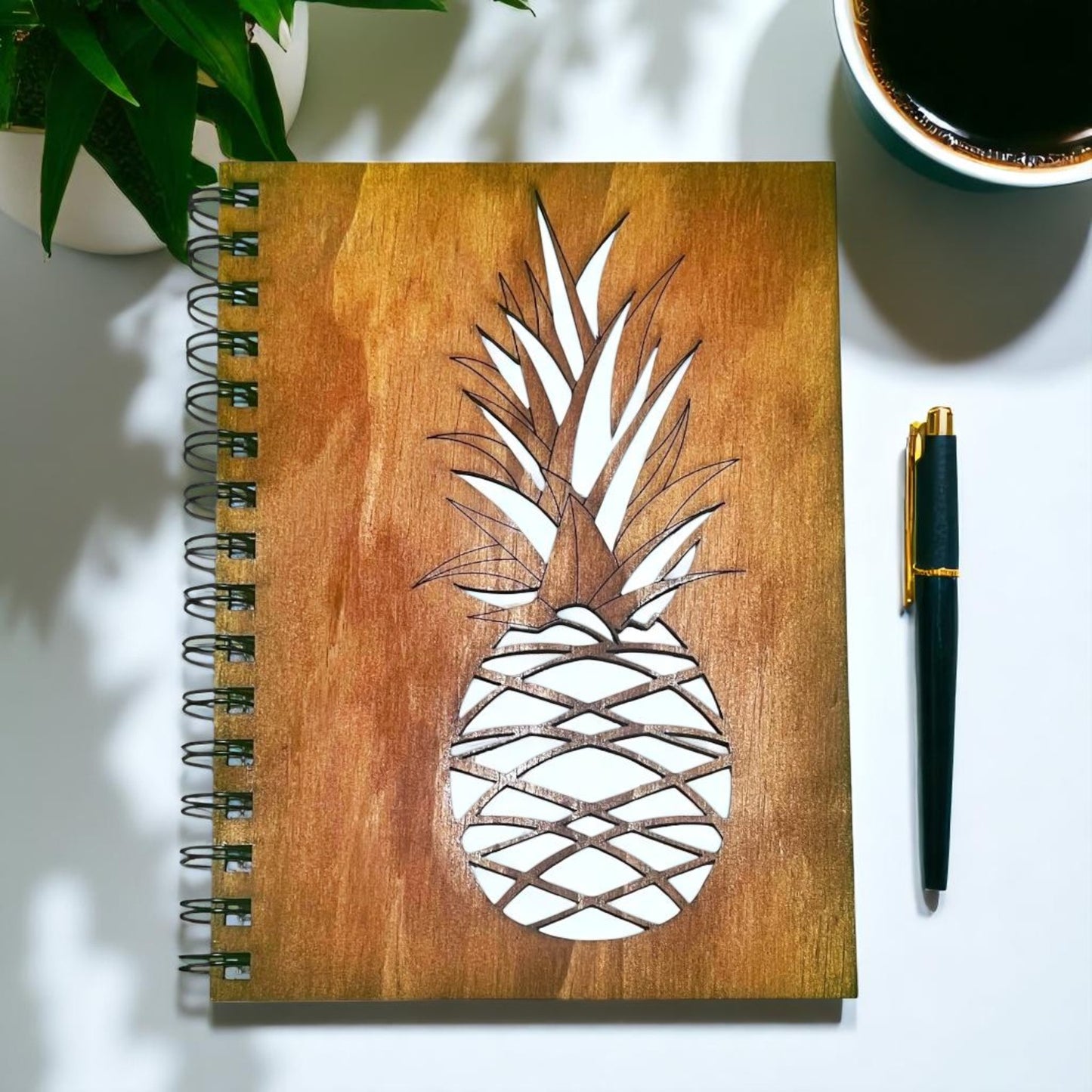 Pineapple Cut Out Cover Notebook