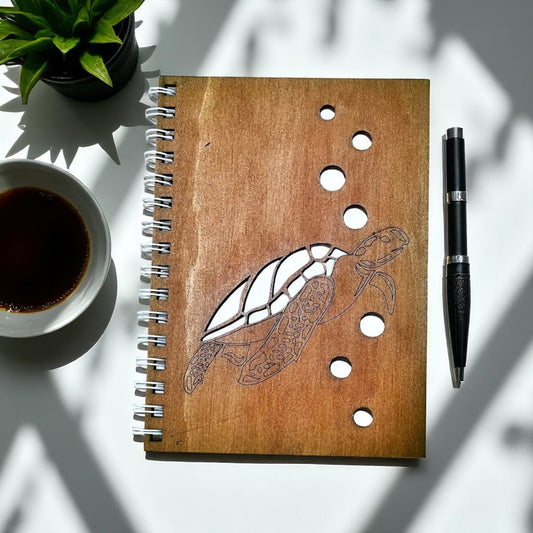 Turtle Cut Out Cover Diary