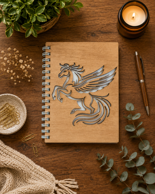 Pegasus Cut Out Cover Notebook