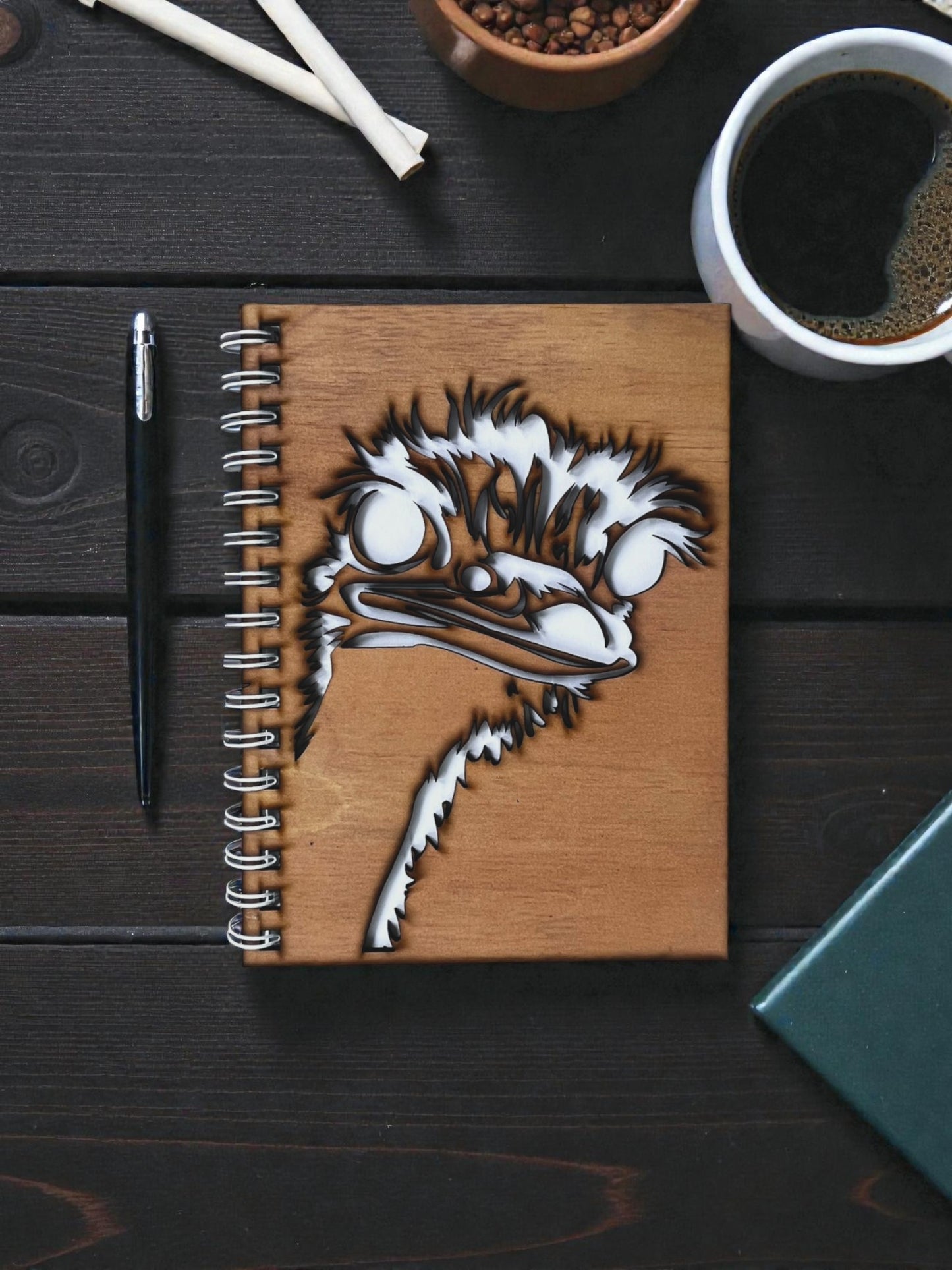 Emu Cut Out Cover Notebook