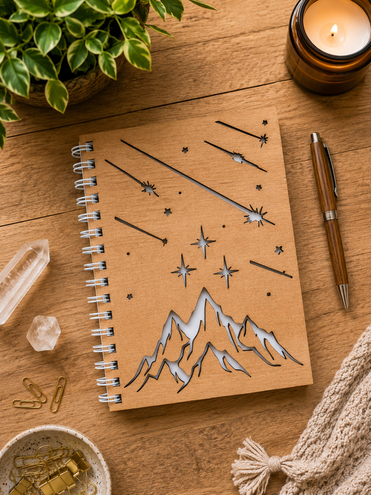 Starfall Cut Out Cover Notebook