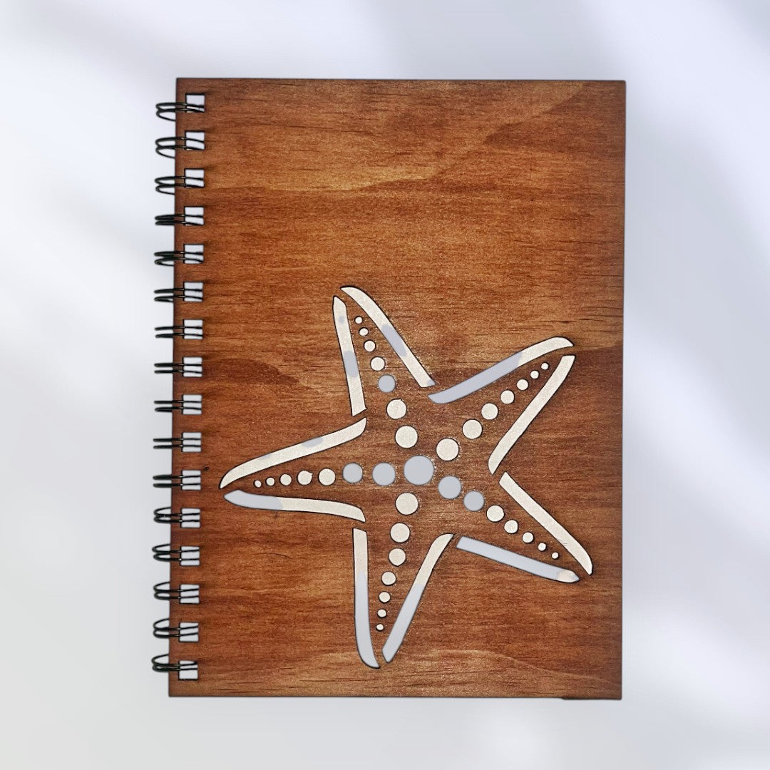 Starfish Cut Out Cover Notebook