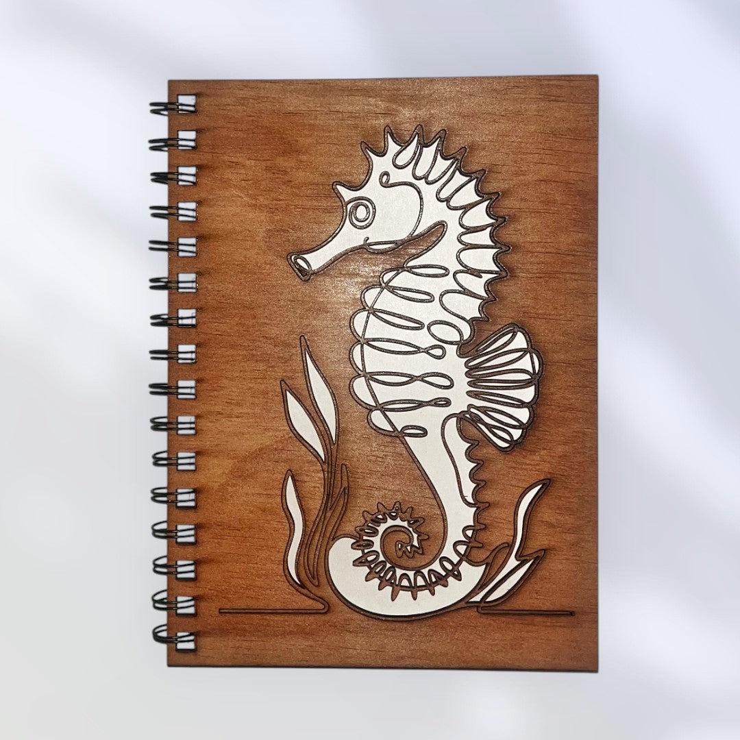 Seahorse Cut Out Cover Notebook