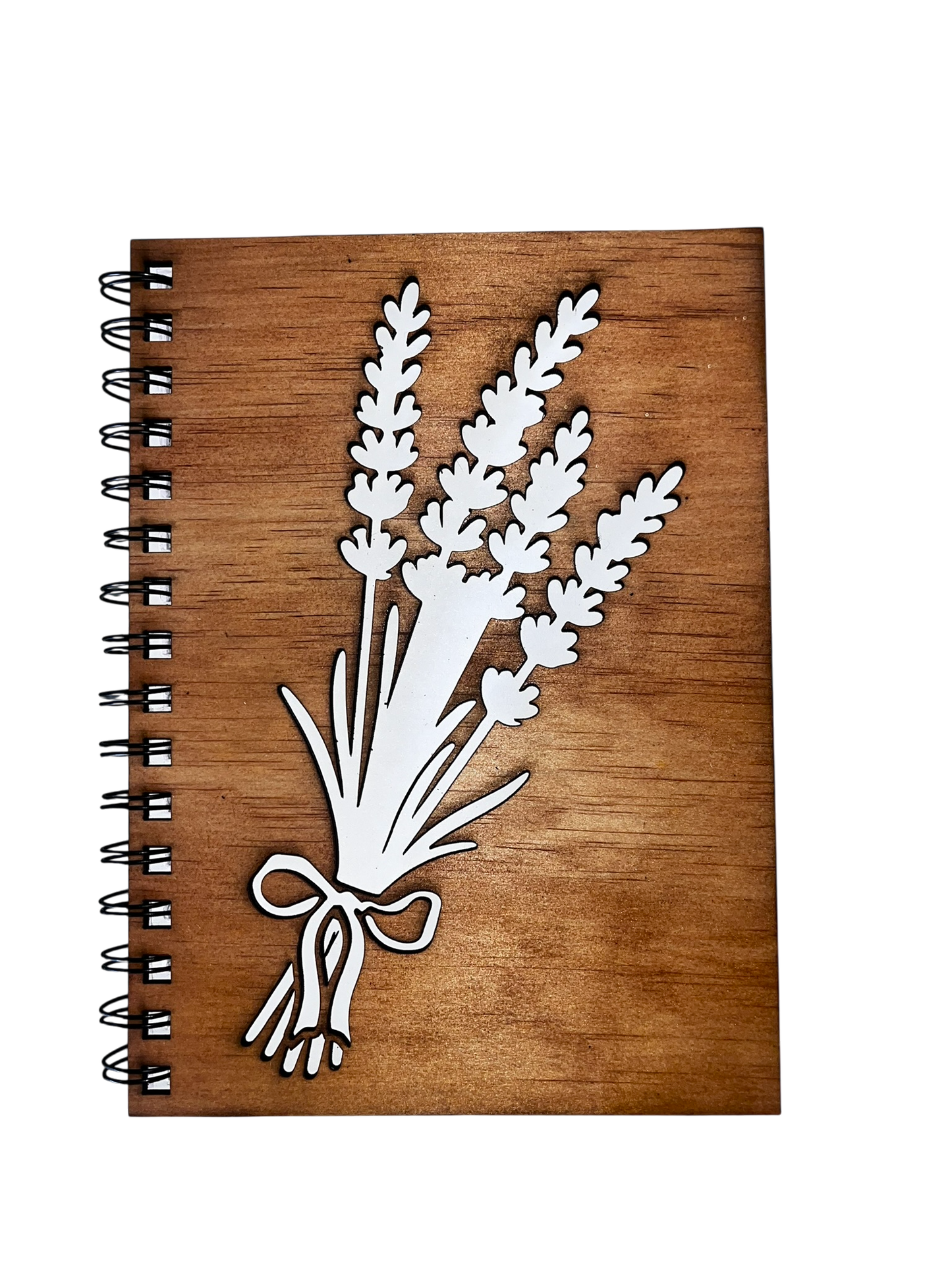 Lavender Bunch Cut Out Cover Notebook