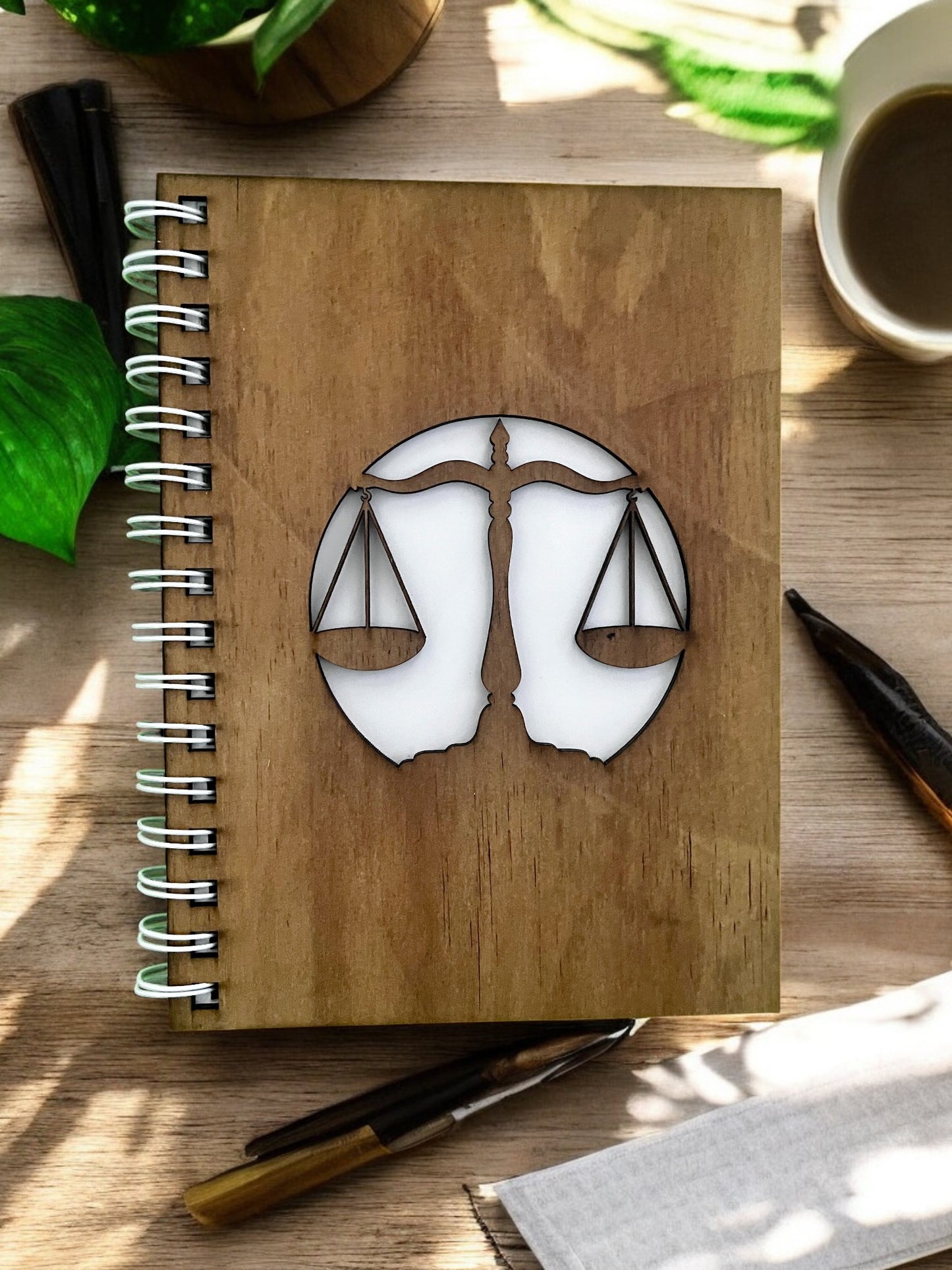 Libra Cut Out Cover Diary