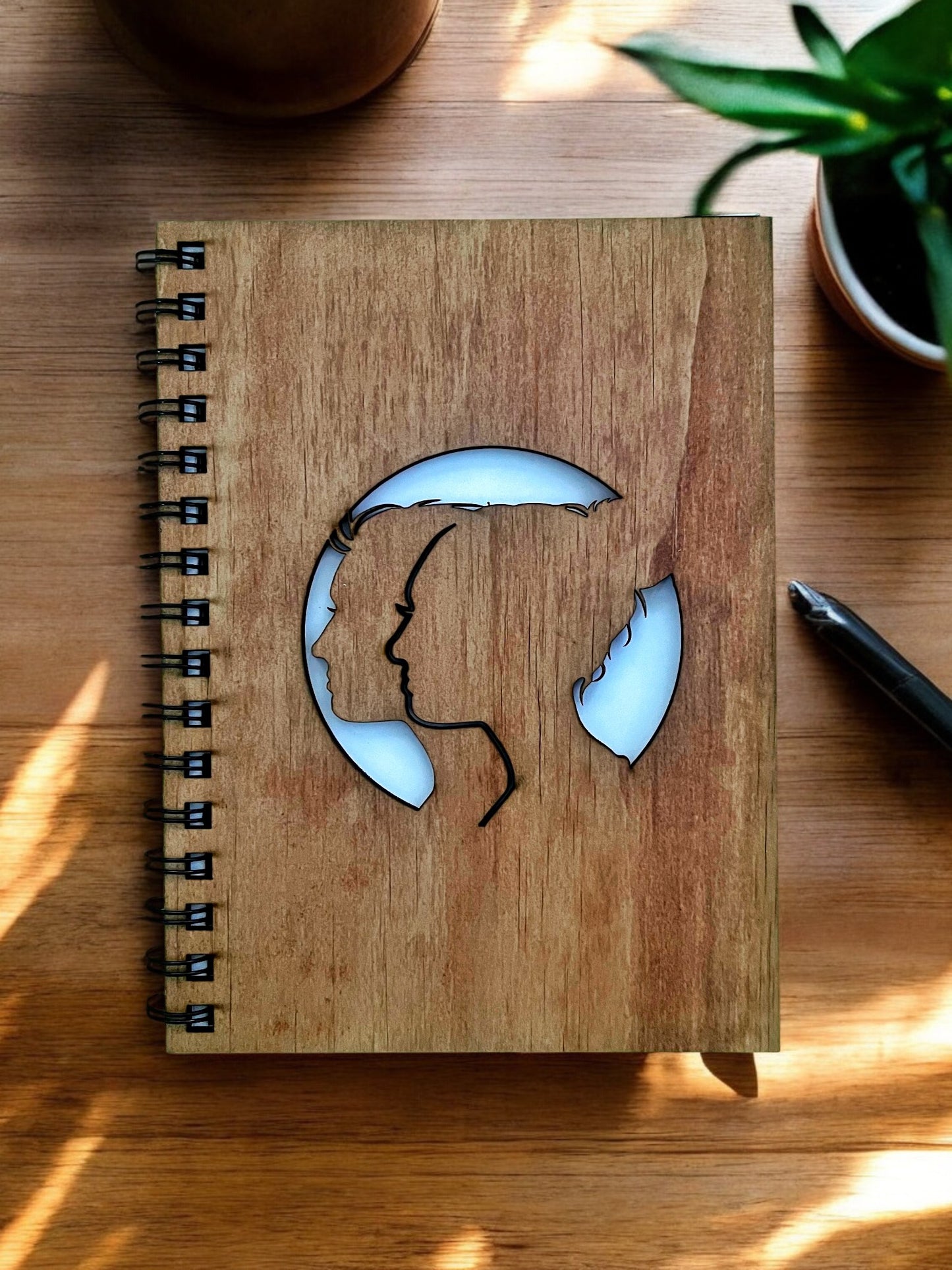 Gemini Cut Out Cover Notebook