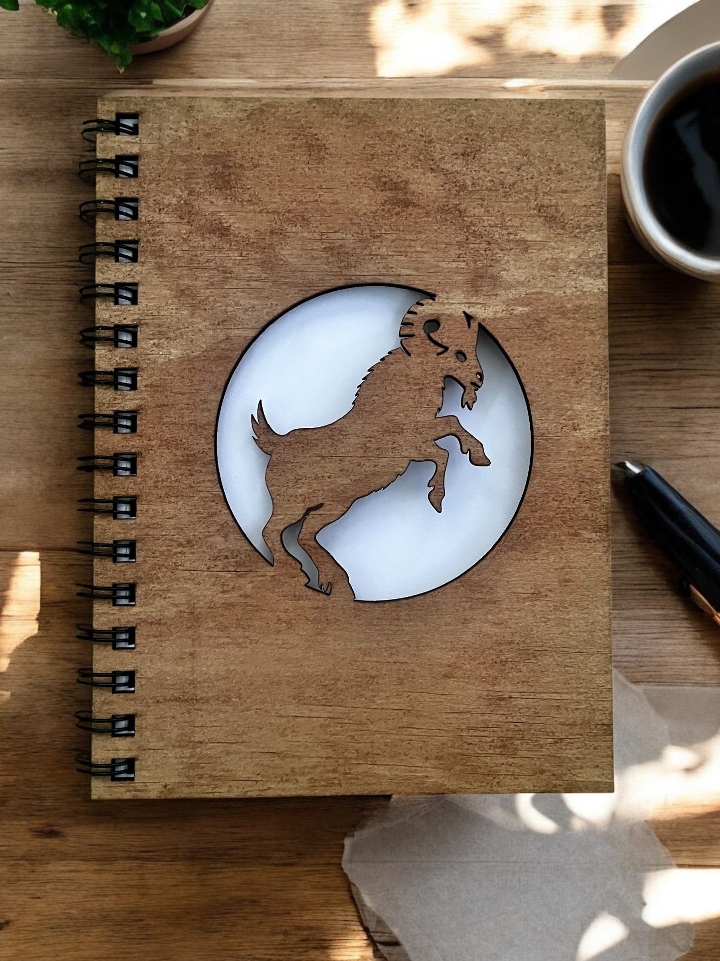 Aries Cut Out Cover Diary