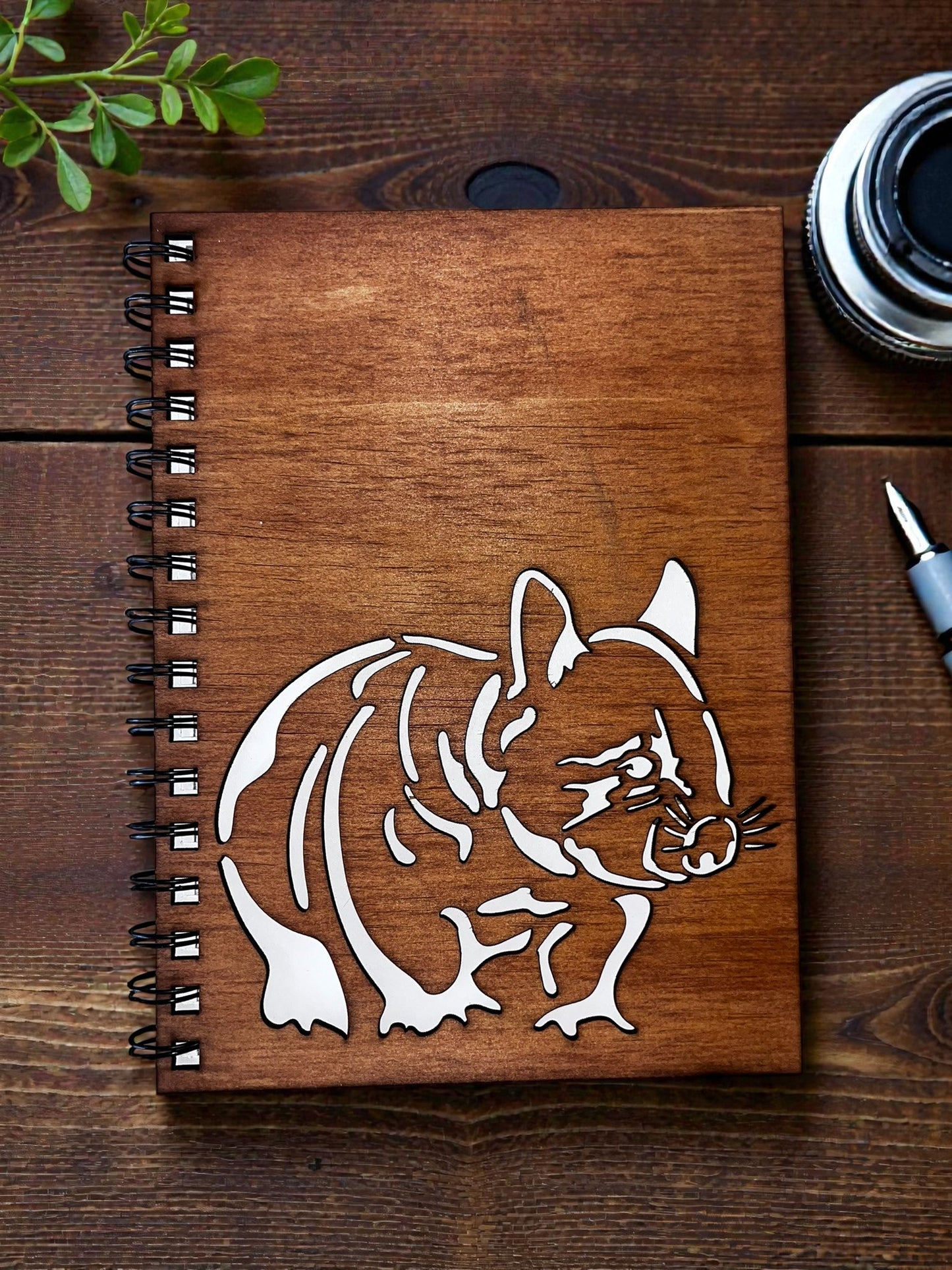 Wombat Cut Out Cover Notebook