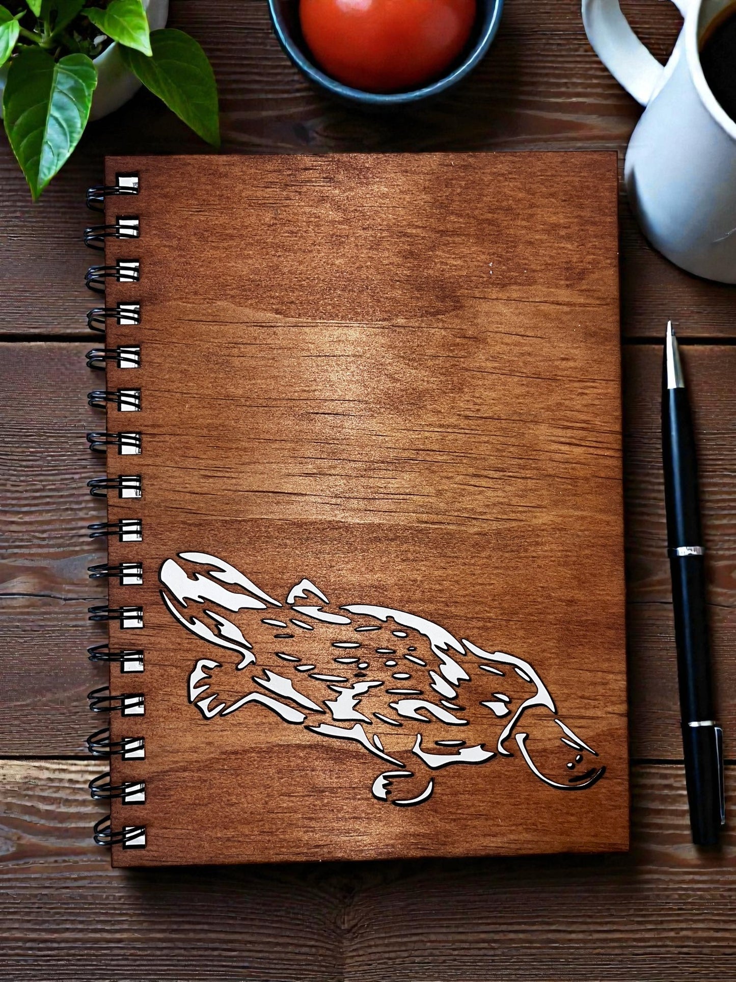 Platypus Cut Out Cover Notebook