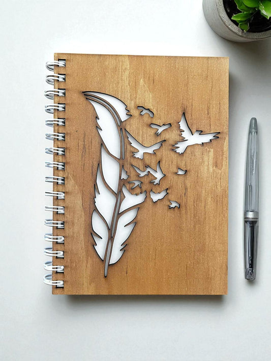 Fluttering Feather Cut Out Cover