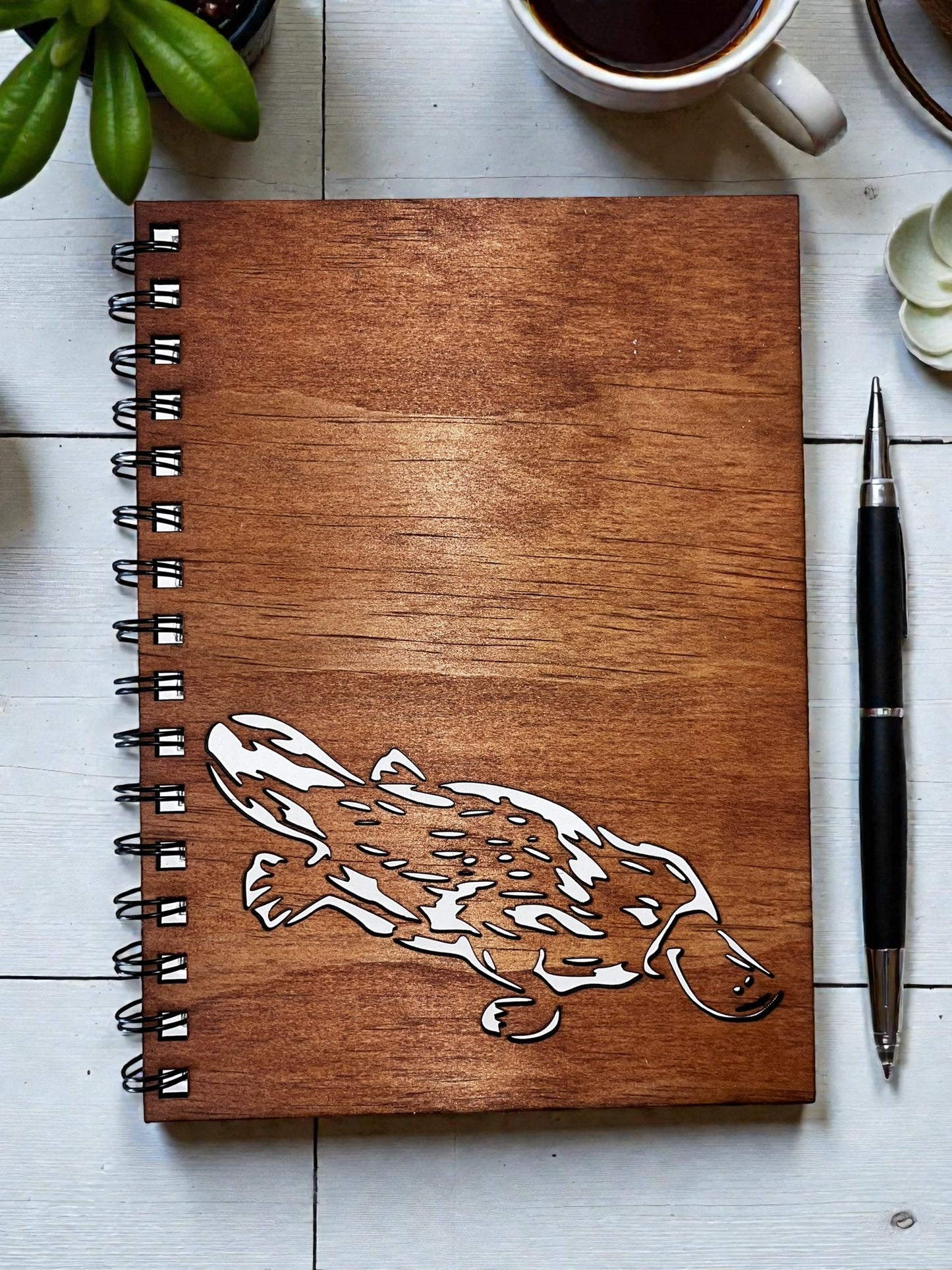 Platypus Cut Out Cover Notebook