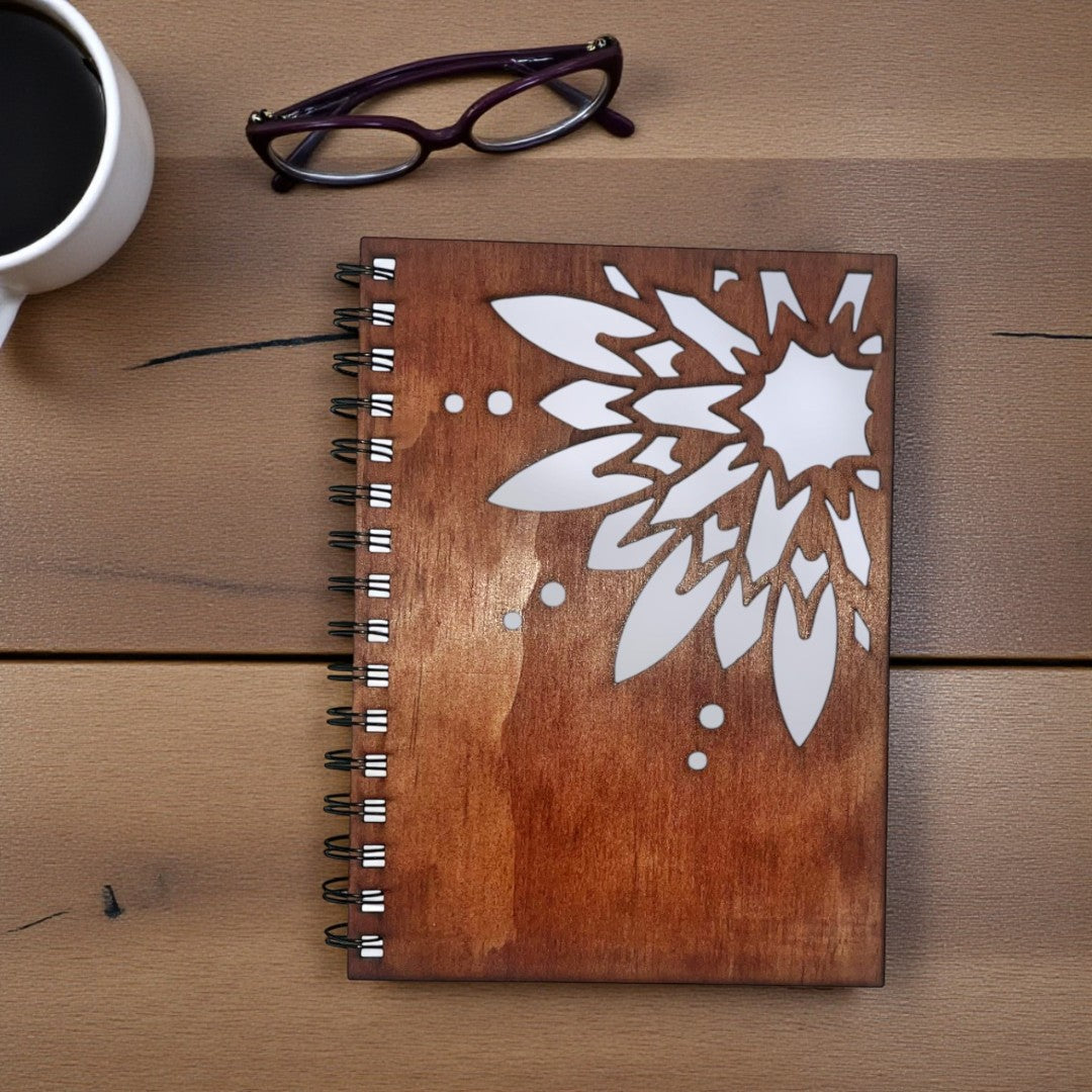 Corner Mandala Cut Out Cover Diary